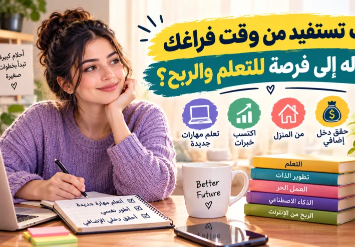 كيف تستفيد من وقت فراغك وتحوله إلى فرصة للتعلم والربح؟