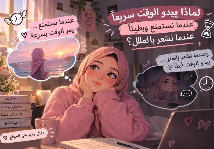 لماذا يبدو الوقت سريعًا عندما نستمتع وبطيئًا عندما نشعر بالملل