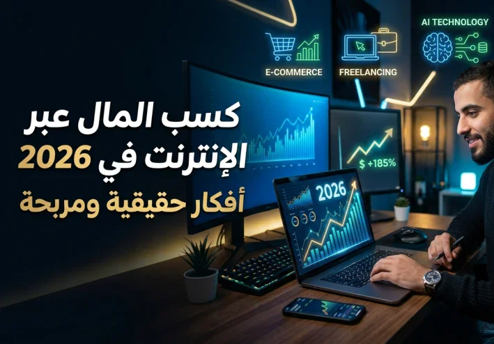 الربح من الإنترنت في 2026: أفضل الطرق لبناء مصدر دخل حقيقي