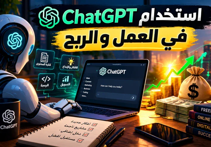 كيف أستخدم ChatGPT في العمل والربح من الإنترنت؟ 15 طريقة عملية