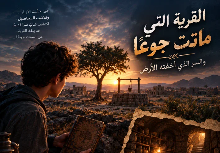 🌾 القرية التي ماتت جوعًا والسر الذي أخفته الأرض