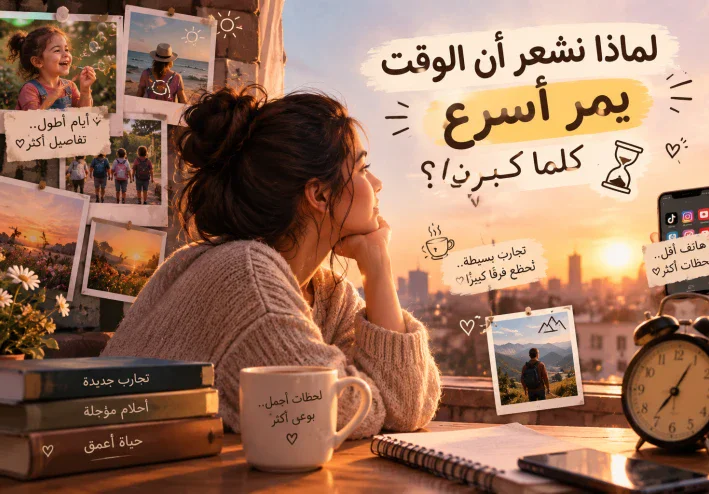 الوقت يمر بسرعه عندما كبرنا؟!
