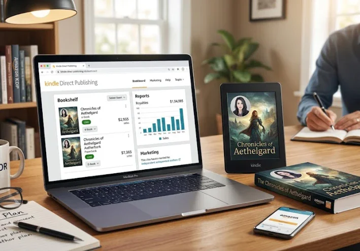 دليلك الشامل لبدء الربح من نشر الكتب إلكترونيًا ( Amazon KDP )