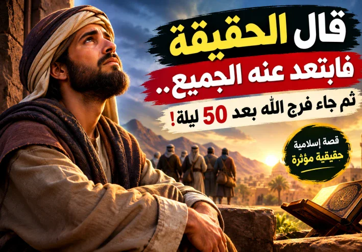 قال الحقيقة فابتعد عنه الجميع.. ثم جاء فرج الله بعد 50 ليلة!»