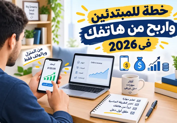 الربح من الانترنت عبر صناعة المحتوي بالهاتف : شرح للمبتدئين من الصفر