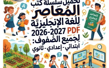 📥 تحميل جميع كتب المعاصر إنجليزي 2026-2027 PDF لجميع الصفوف الابتدائية والإعدادية والثانوية
