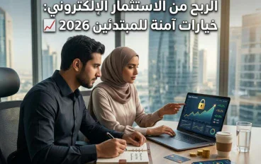 الربح من الاستثمار الإلكتروني: خيارات آمنة للمبتدئين 2026 📈