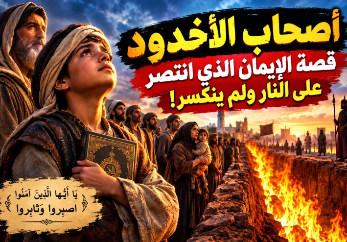 **🔥 أصحاب الأخدود.. قصة الإيمان الذي انتصر على النار ولم ينكسر!**