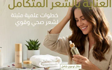 دليل العناية بالشعر المتكامل: خطوات علمية مثبتة لشعر صحي وقوي