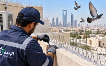 تركيب طارد الحمام بالرياض: أفضل الطرق لمنع تجمع الحمام على المباني