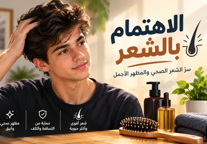✨ "شعرك سرّ جاذبيتك... اكتشف أسرار العناية به لتحصل على شعر صحي وحيوي"