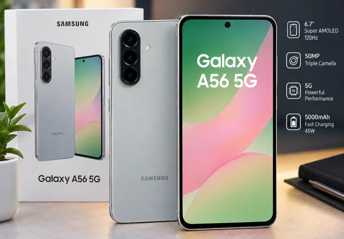 مراجعة Samsung Galaxy A56 5G: المواصفات والسعر والمميزات والعيوب