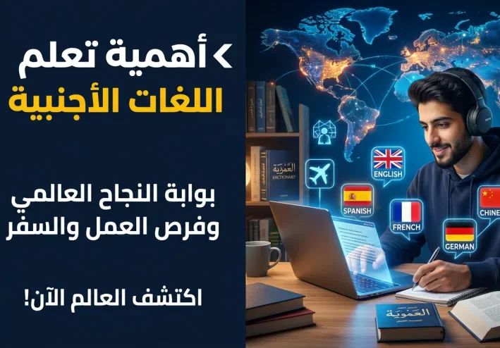 أهمية تعلم اللغات: كيف تفتح اللغة الجديدة أبواب التعليم والعمل؟