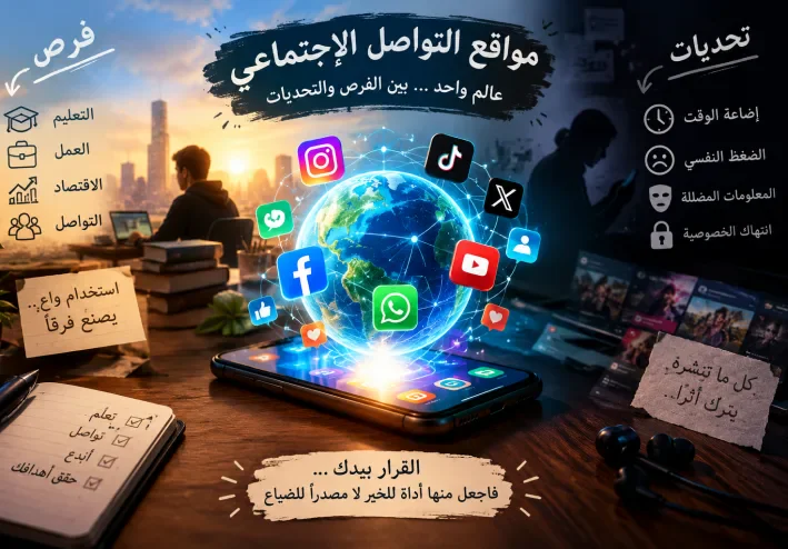 مواقع التواصل الاجتماعي: ثورة رقمية غيّرت حياتنا
