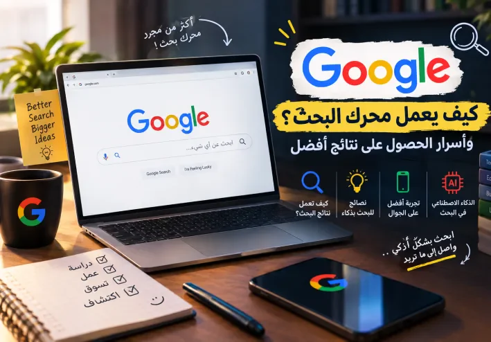 🔎 Google.. كيف يعمل محرك البحث؟ وأسرار الحصول على نتائج أفضل 🚀