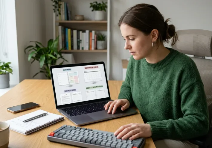 هل يمكن الربح من بيع القوالب الجاهزة أونلاين؟ 6 خطوات لإنشاء منتجات رقمية مطلوبة