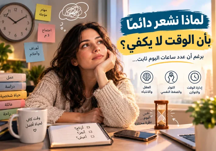 لماذا نشعر دائمًا بأن الوقت لا يكفي؟