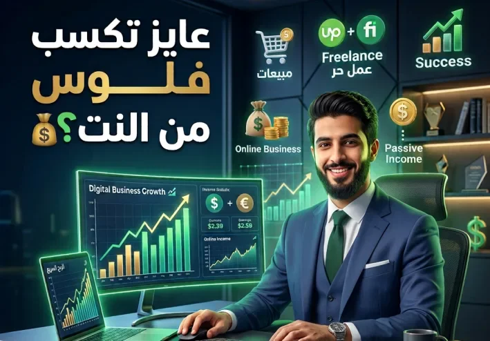 الربح من الإنترنت: دليلك الشامل لبناء دخل حقيقي من العمل أونلاين