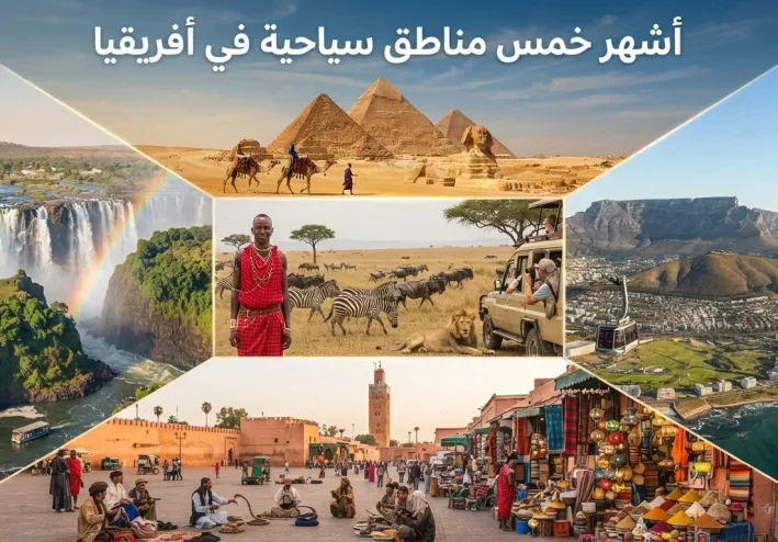 اشهر خمس مزارات سياحية في القارة الأفريقية