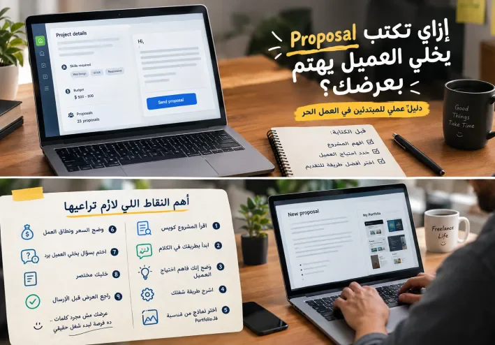 طريقة كتابة عرض عمل (Proposal) احترافي للعمل الحر للمبتدئين