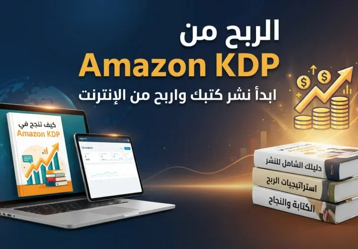 الربح من Amazon KDP: كيف تبدأ صناعة دخل حقيقي من نشر الكتب؟