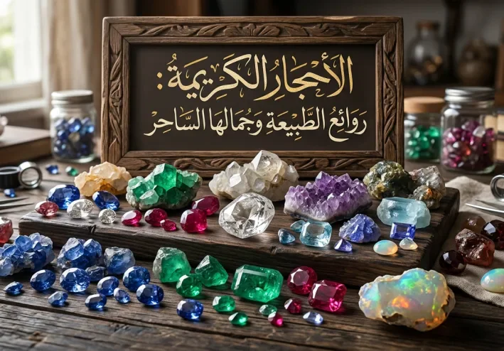 الأحجار الكريمة: أنواعها وأشكالها وأهميتها وأسرار جمالها