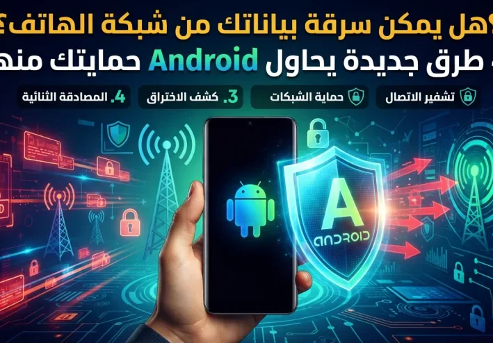 هل يمكن سرقة بياناتك من شبكة الهاتف؟ 4 طرق جديدة يحاول Android حمايتك منها.