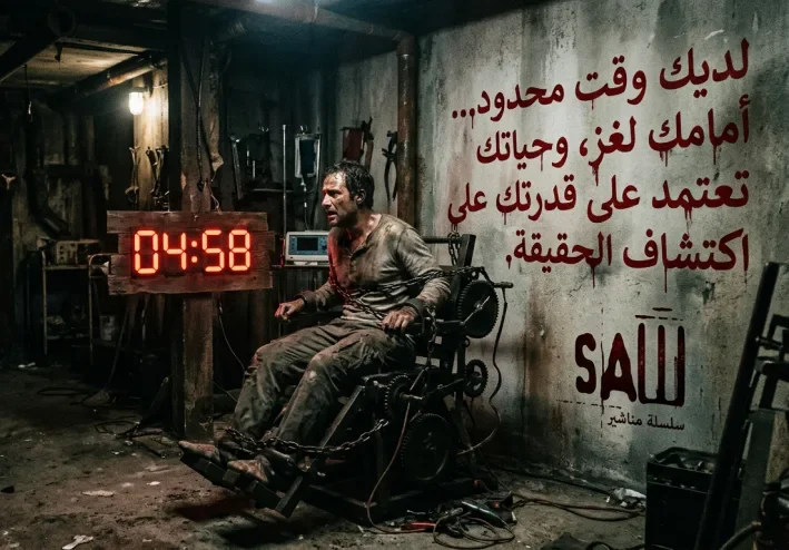 🎬 SAW — لعبة الخوف والغموض التي غيرت أفلام الرعب