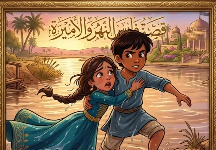 فارس النهر والاميره