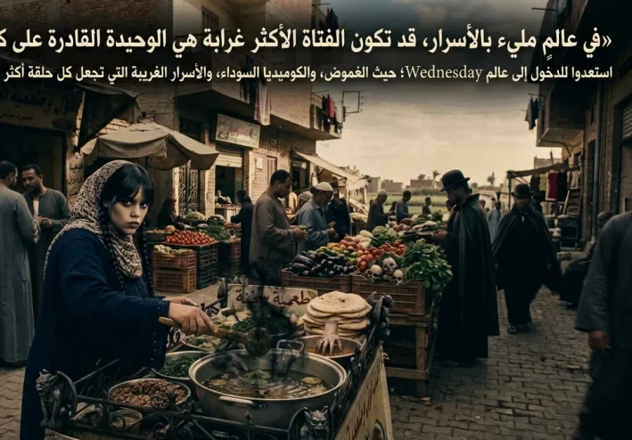 🖤 Wednesday.. عندما يصبح الغموض أكثر إثارة ✨