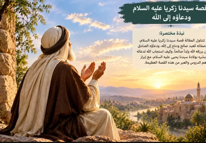 قصه سيدنا زكريا عليه السلام ودعاؤه الي الله