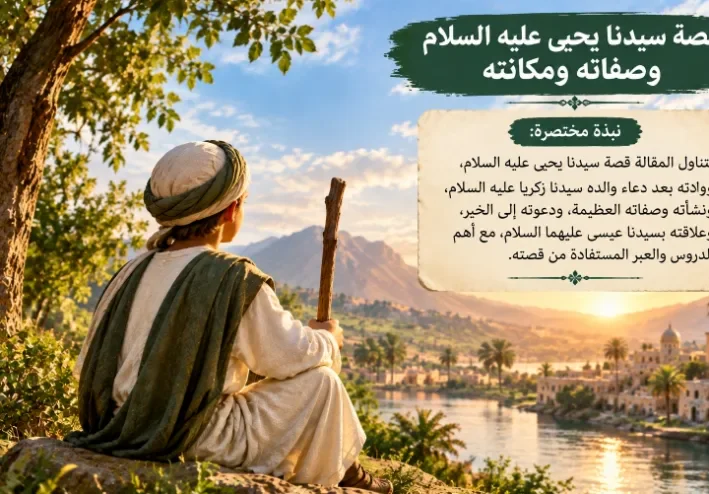 قصه سيدنا يحيى عليه السلام وصفاته ومكانته