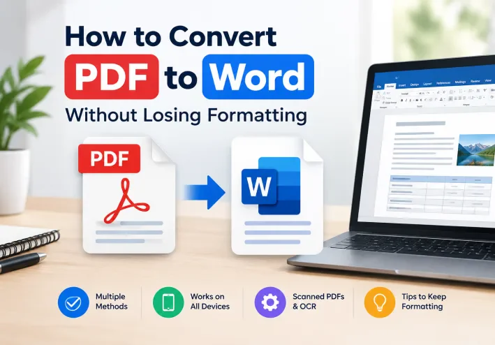 How to Convert PDF to Word Without Losing Formatting