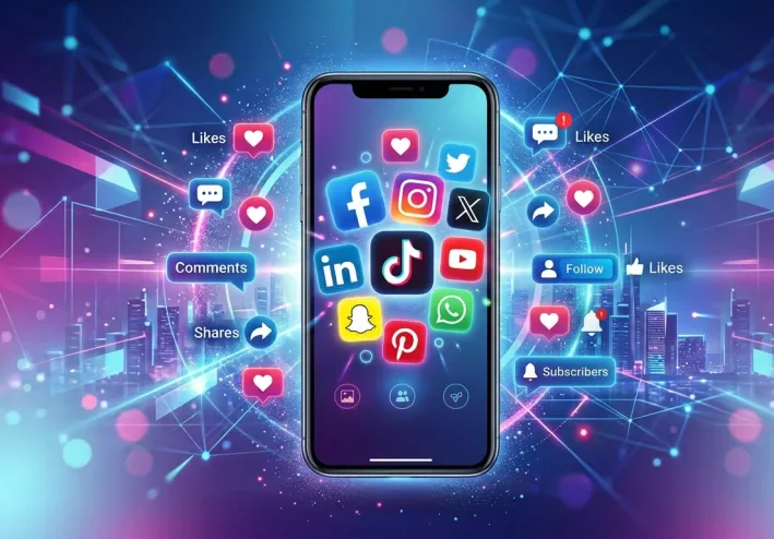 مواقع التواصل الاجتماعي وتأثيرها في حياتنا.