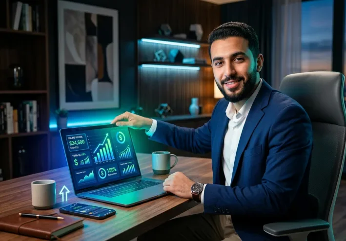الربح من الإنترنت: دليلك الشامل لبناء دخل حقيقي من المنزل في 2026