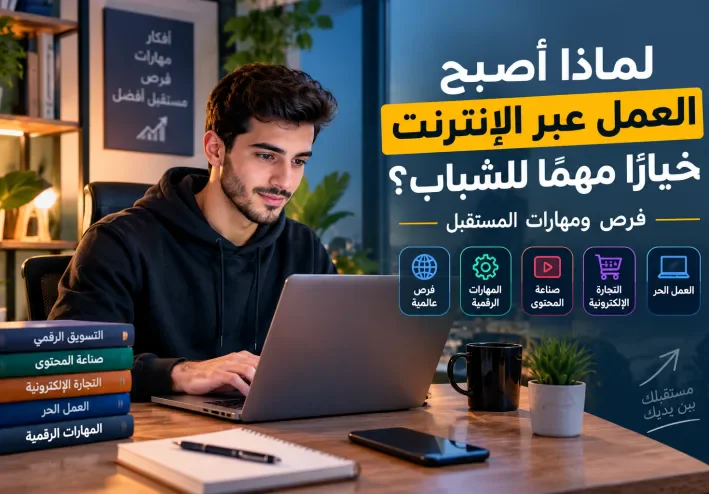 لماذا أصبح العمل عبر الإنترنت خيارًا مهمًا للشباب؟ فرص ومهارات المستقبل