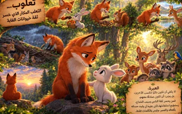 🦊 ثعلوب.. الثعلب المكار الذي خسر ثقة حيوانات الغابة