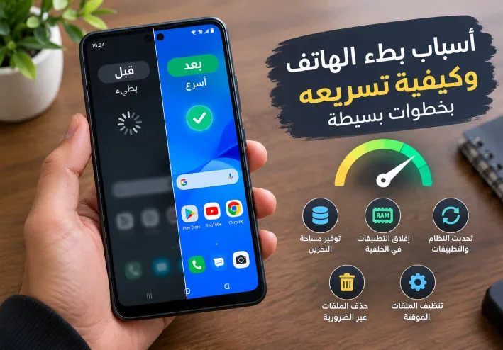 أسباب بطء الهاتف وكيفية تسريعه بخطوات بسيطة