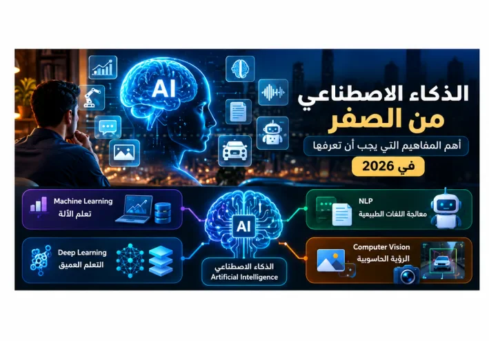 الذكاء الاصطناعي من الصفر: أهم مفاهيم AI التي يجب أن تعرفها