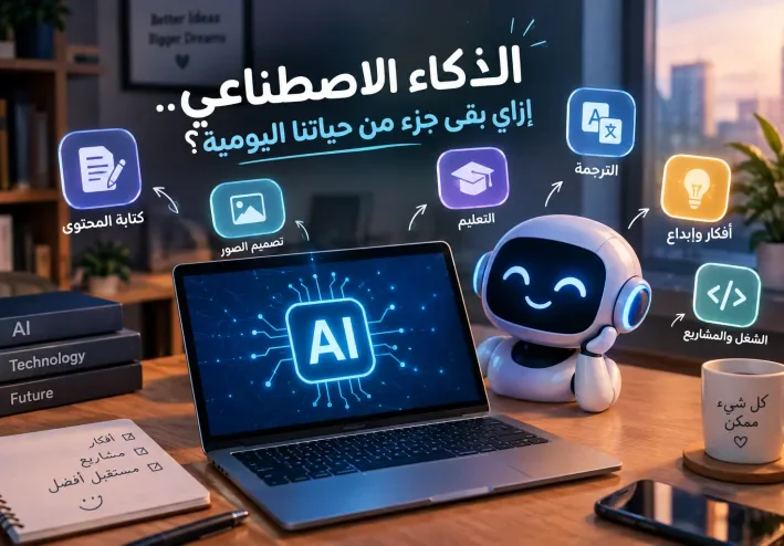 الذكاء الاصطناعي.. إزاي بقى جزء من حياتنا اليومية؟
