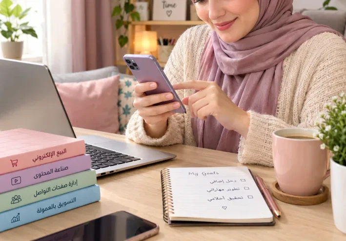 كيف تبدئين العمل من المنزل باستخدام الهاتف فقط؟