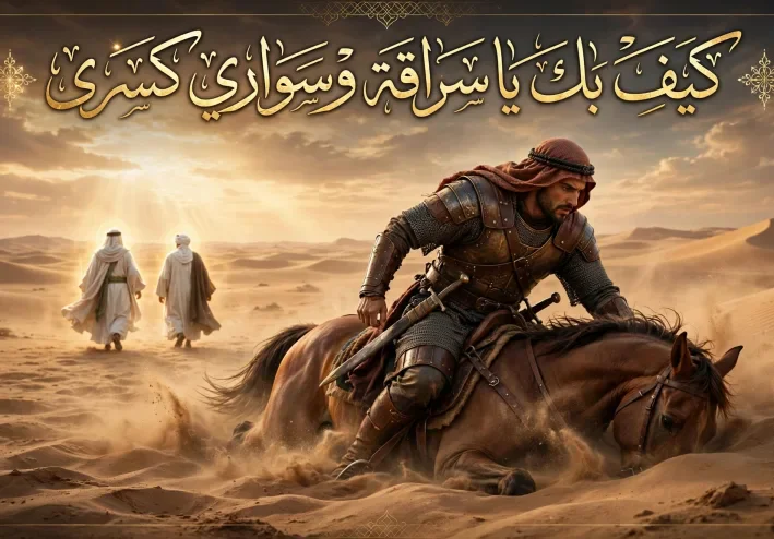 حين ساخت فرسه وحفظ الله نبيه بوعده