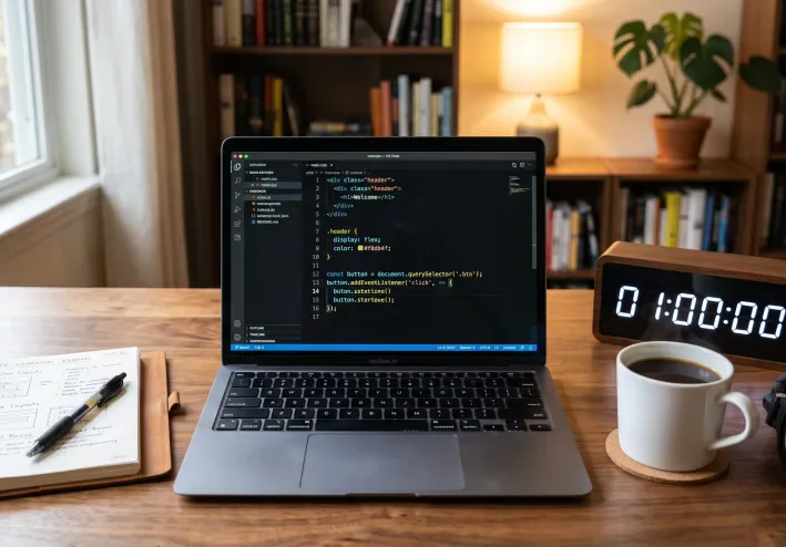 إزاي تتعلم Front-End من الصفر بعادة يومية مدتها ساعة؟