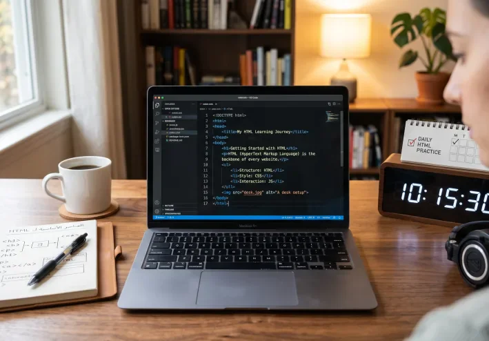تعلم HTML: لغة بناء الويب - الخطوة الأولى من الصفر!