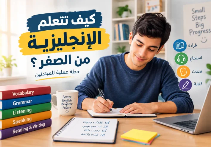 كيف تتعلم الإنجليزية من الصفر؟