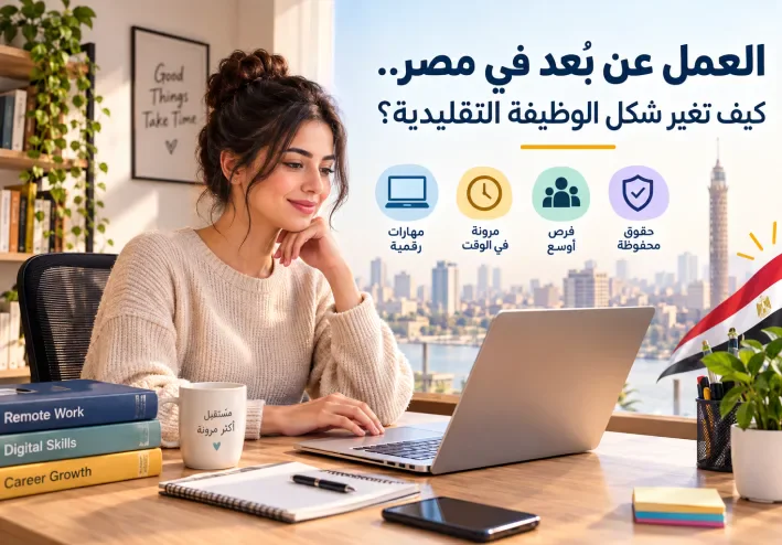 # العمل عن بُعد في مصر.. كيف تغير شكل الوظيفة التقليدية؟