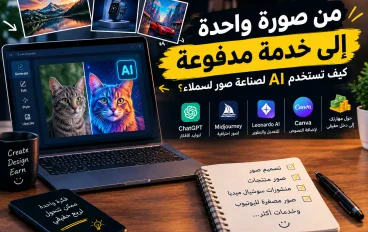  من صورة واحدة إلى خدمة مدفوعة: كيف تستخدم AI لصناعة صور للعملاء؟