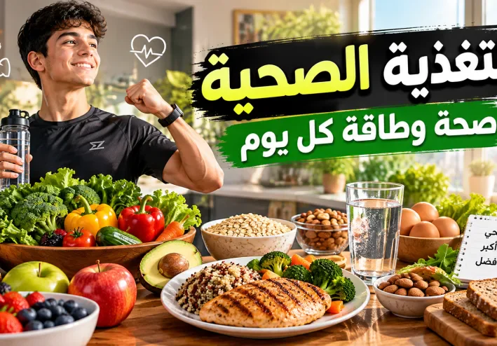 التغذية الصحية: دليلك لبناء جسم أقوى وحياة أكثر نشاطًا