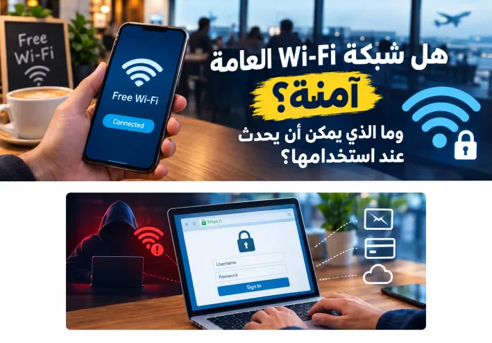 هل شبكة Wi-Fi العامة آمنة؟ 4 مخاطر يجب أن تعرفها قبل الاتصال