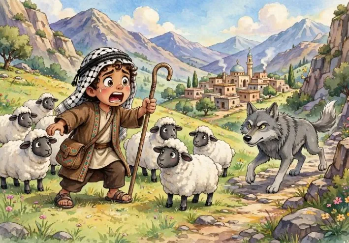 قصه الولد إلى كان بيكذب